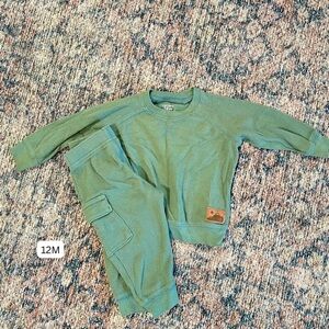 Waffle Knit Cargo Set